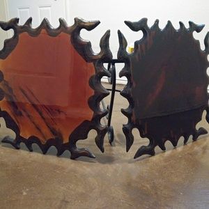 Vintage Solid Wood Wall Plaques